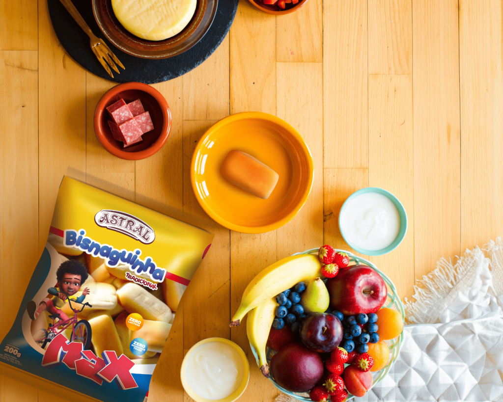 Bisnaguinha fofinha para lanche escolar infantil em Montes Claros – Astral Pães
